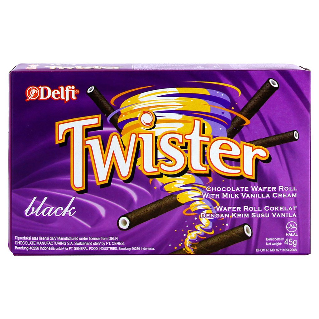 

DELFI TWISTER BLACK 45gr