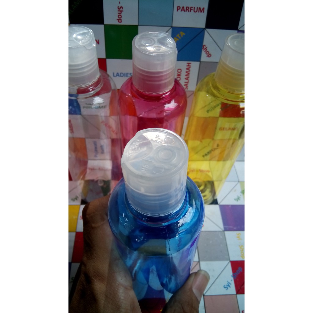 Botol Kosmetik 250 ml Plastik Tutup Press Top