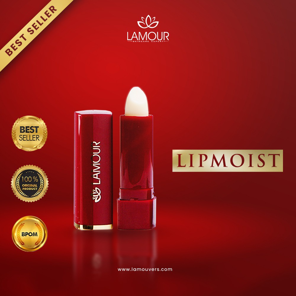 Lip Gloss Bibir Pelembab Bibir | Pencerah Bibir | Pemerah Bibir Merah Alami BPOM ORIGINAL - Lamour L