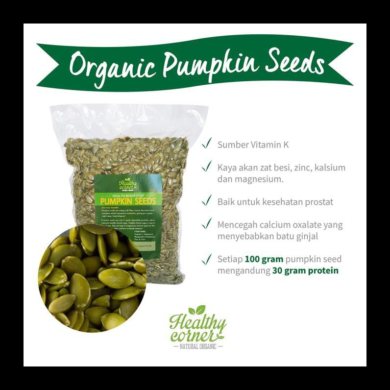 

NEW! PUMPKIN SEED (SEEDS) / BIJI LABU MENTAH 500 GR TERMURAH