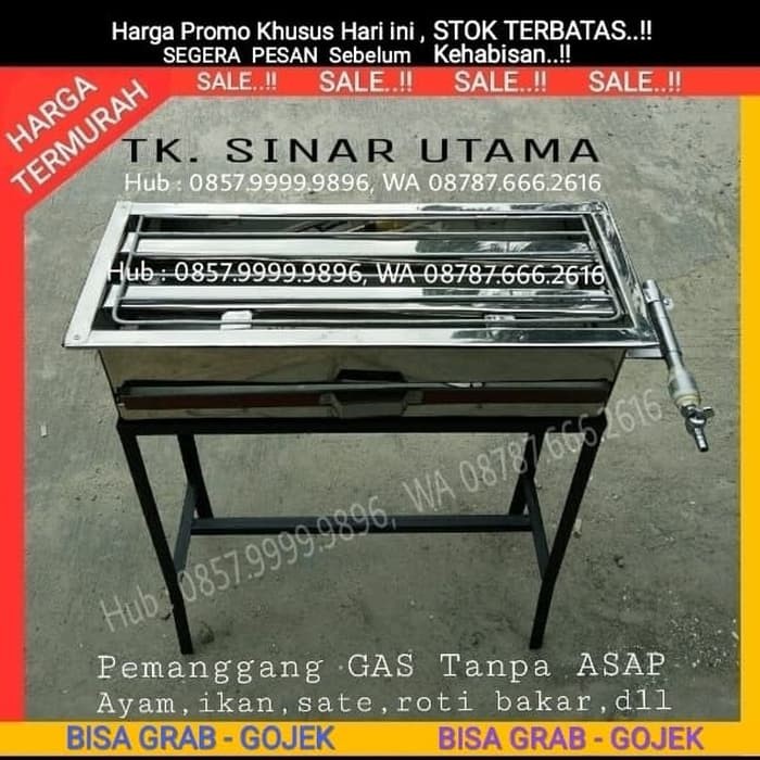 Kompor Panggang Gas  Panggangan  Bakaran Sosis BakarAyamIkan M725