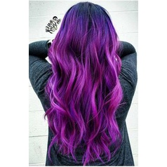 COLORE FRESCO - GRAPE color cream cat pewarna rambut ungu