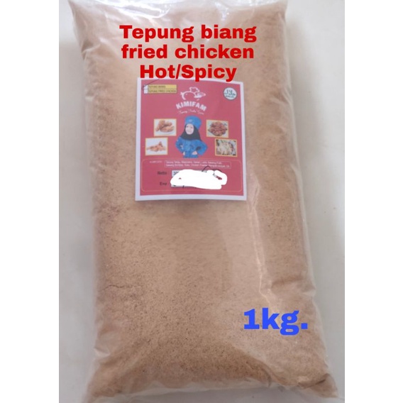 

Tepung biang fried chicken Hot/Spicy..1kg.