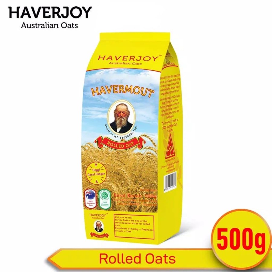 Haverjoy Rolled Oats Oat 500Gr 500 Gr - Oat Kasar