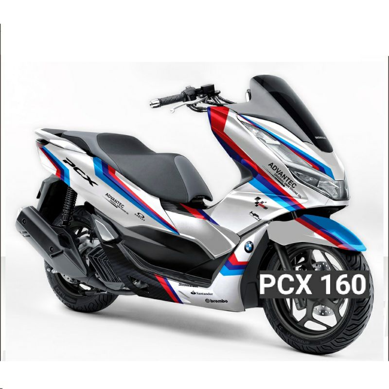 Striping Cutting Sticker Honda PCX 160 Motif BMW PC02