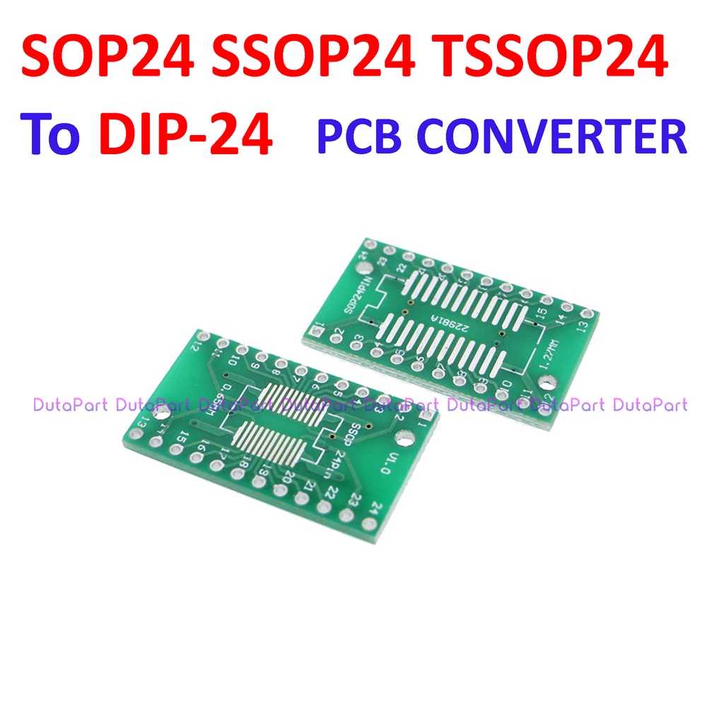 PCB Board SMD SOP24 SSOP24 TSSOP24 To DIP24 DIP 24 Adapter Converter