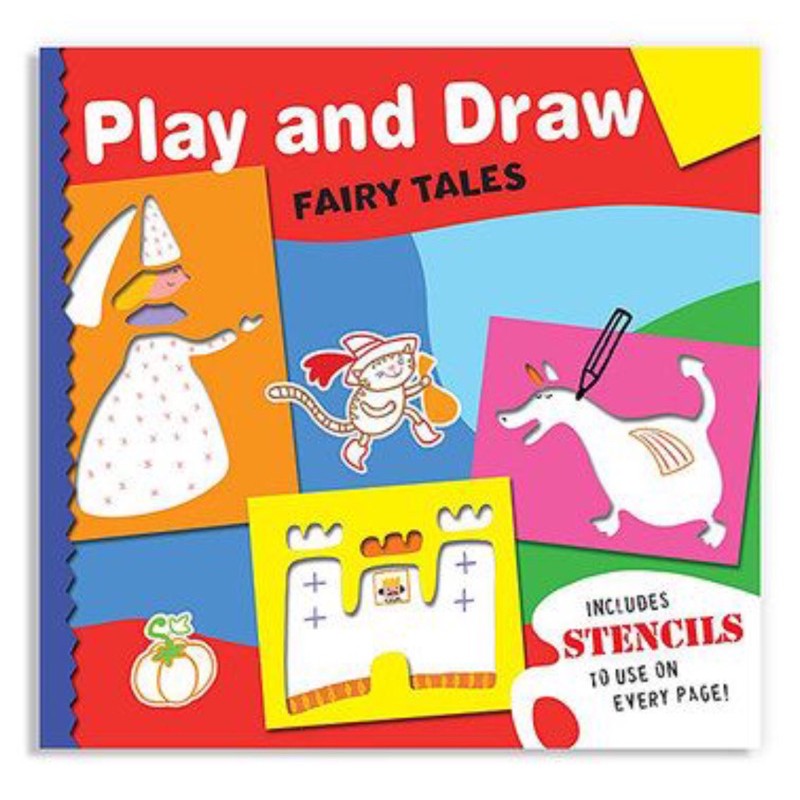 

Play and Draw Fairy Tales include stencil