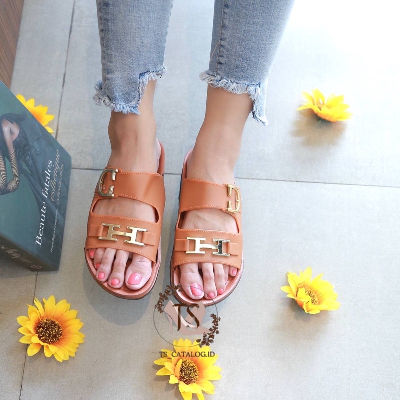 Sandal Slop BAN DUA Motif H Best Seller Mokaya 1301-B