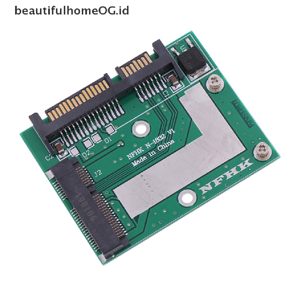 Papan Modul adapter converter card mini pcie ssd to 2.5 '' SATA 6.0gps