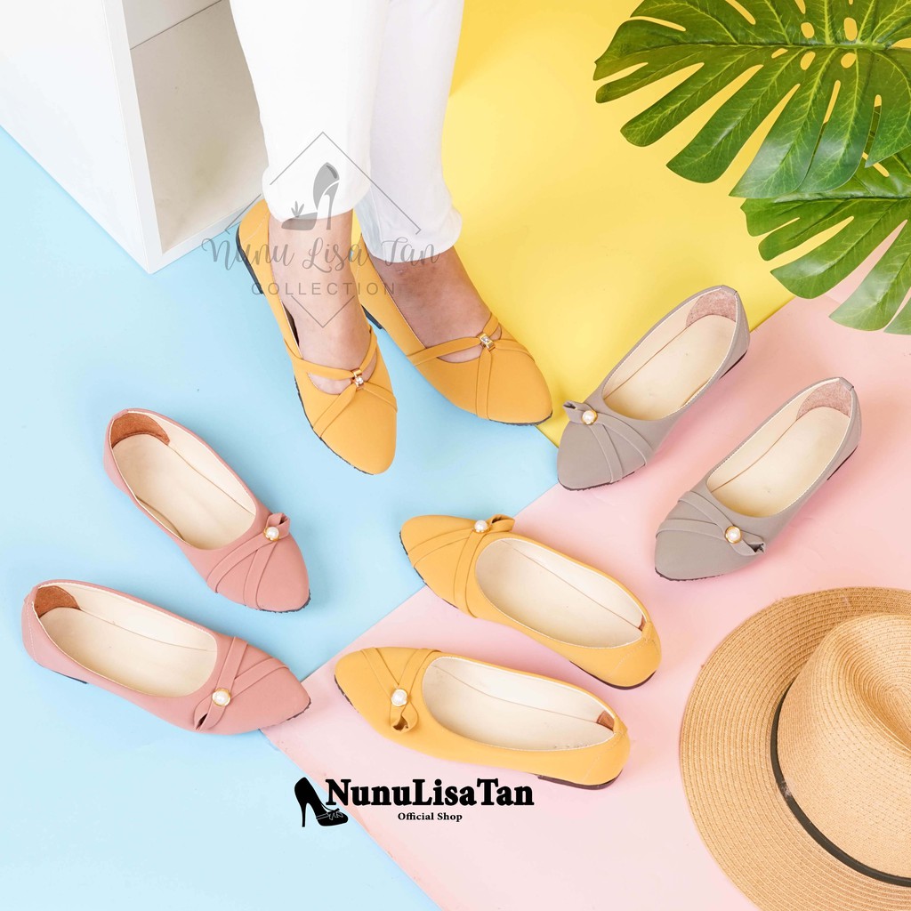 NunuLisaTan Flat Shoes Wanita FLAWLESS