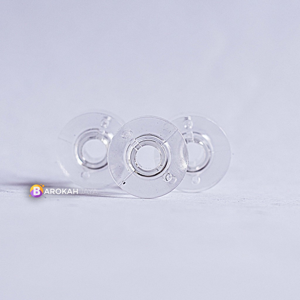 Bobbin / Spool Plastik Bening Mesin Jahit Multifungsi Portable