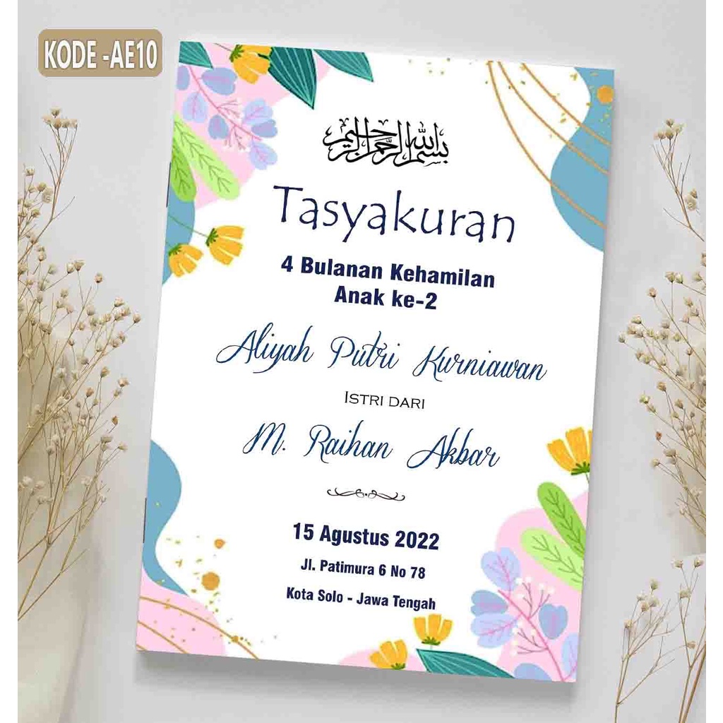 BUKU PENGAJIAN TASYAKUR 4/7 BULANAN 64 HALAMAN UKURAN A6 & A5