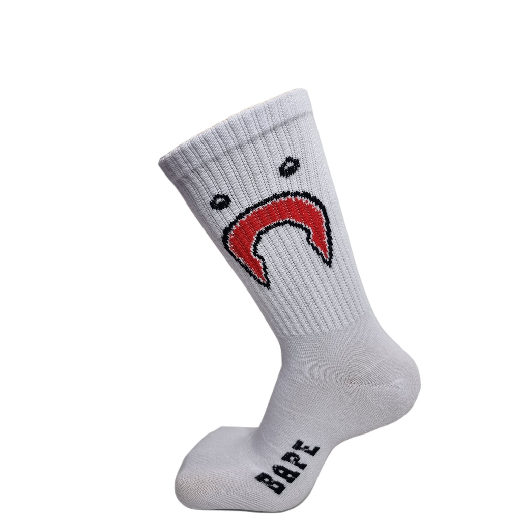 Kaos kaki old schold bape putih