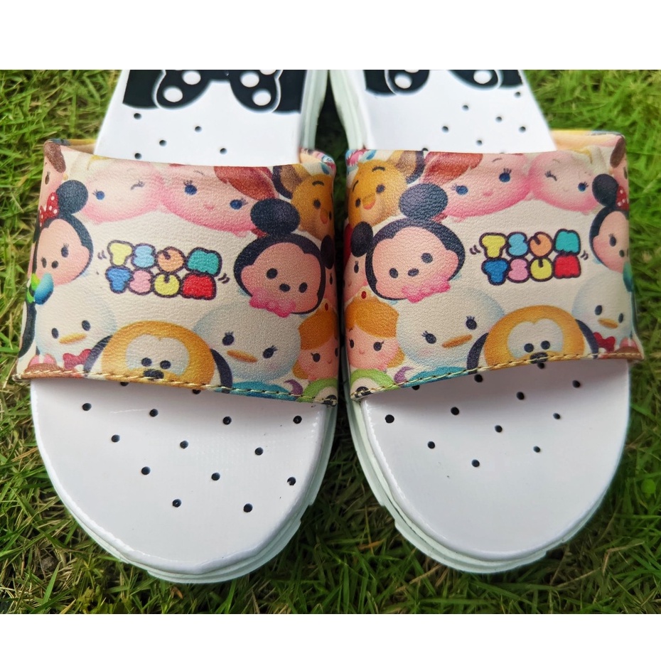 Sandal Anak Perempuan Rajut Nevada Disney Tsum Kepang Import Sendal Anak Kecil Lucu Imut Cantik