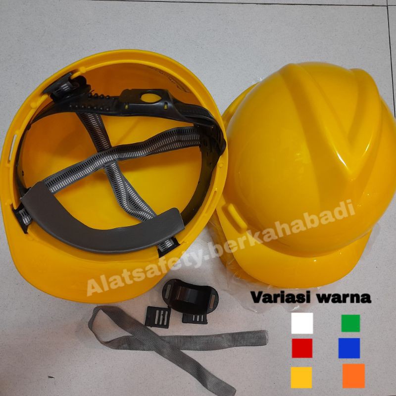 Helm Safety Proyek Aplus SNI / Helm Pekerj / Safety Helm Neon Aplus SNI