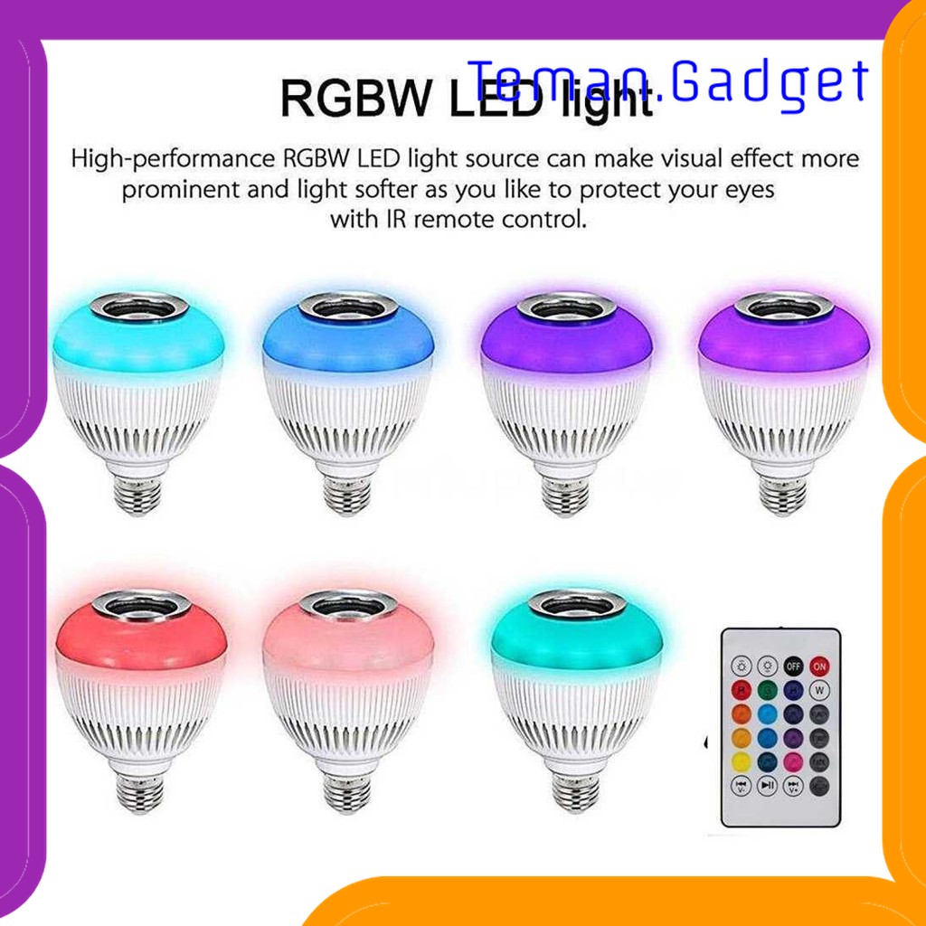 TG-DG089 BOHLAM LED RGB E27 12W WITH BLUETOOTH SPEAKER - YNL