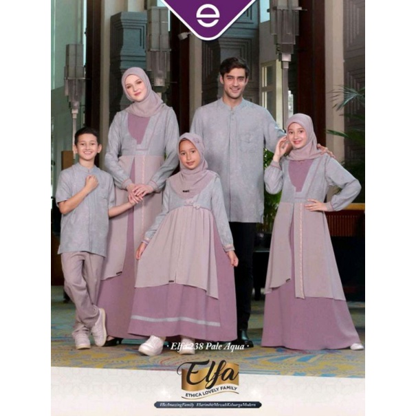 elfa 238 pale aqua / kagumi 244 / sarimbit ethica kagumi terbaru