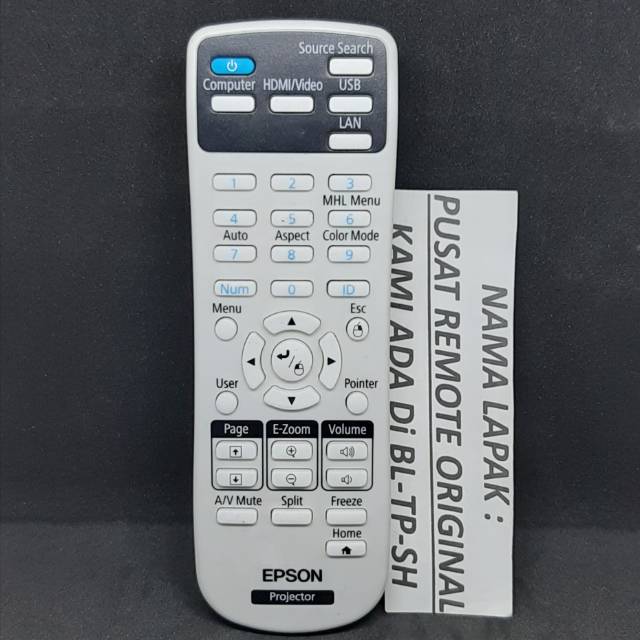 REMOTE REMOT PROYEKTOR PROJECTOR EPSON EB-X200 ORIGINAL ASLI