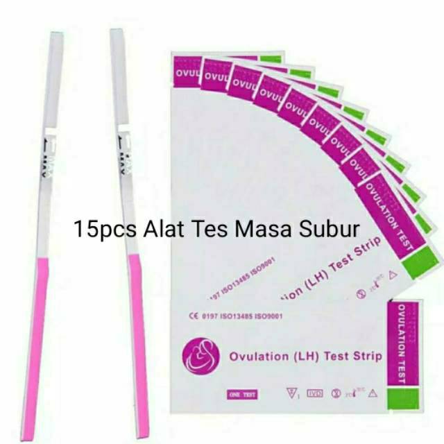 15pcs Ovulation LH Test Strip - Tes Masa Subur - Ovulasi