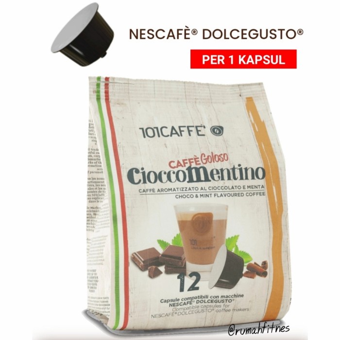 

ORIGINAL NESCAFE DOLCE GUSTO CHOCOLATE MINT (NON COFFEE) PER KAPSUL