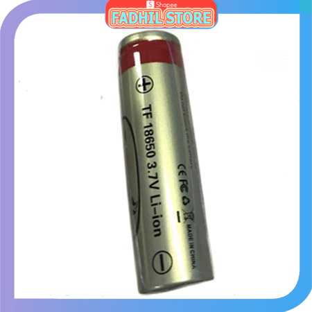 Trustfire Baterai Li-ion 18650 6000mAh 3.7V Button Top - BRC 18650