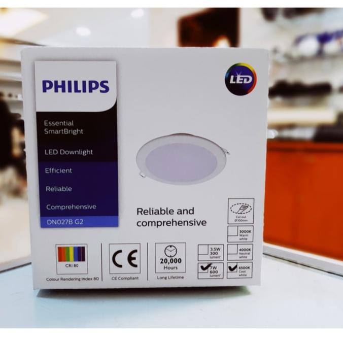 Philips Downlight LED DN027B G2 7 Watt - Kuning