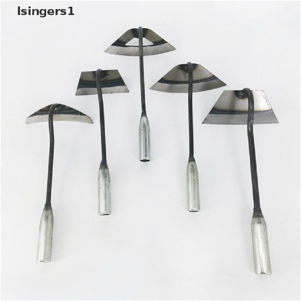 (lsingers1) 1pc Alat Penggaruk / Cangkul / Cangkul Tanaman Bahan Stainless steel Untuk Berkebun