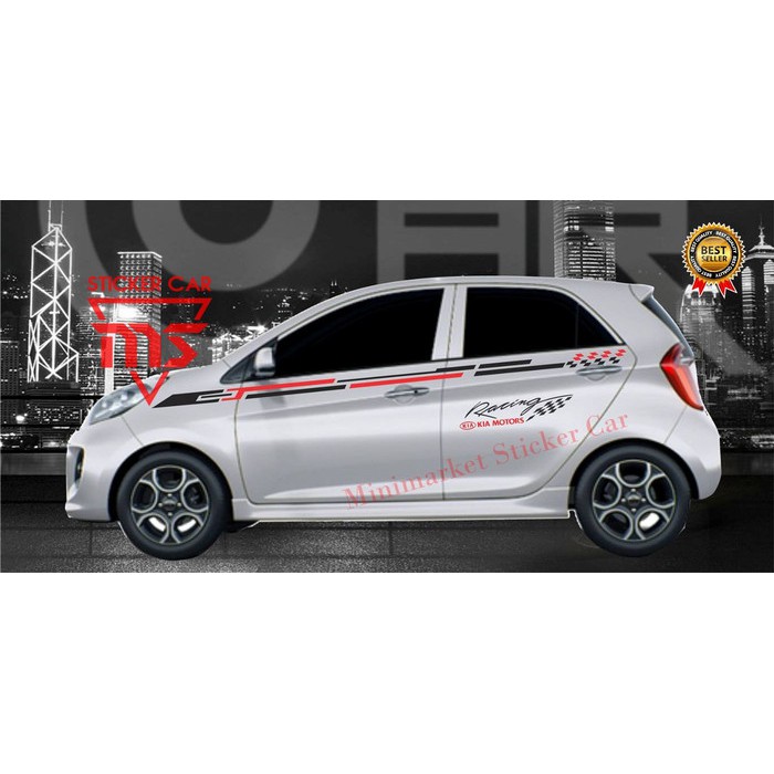 Jual Stiker Sticker Cutting Movil Kia Rio Striping Stiker List Mobil Shopee Indonesia