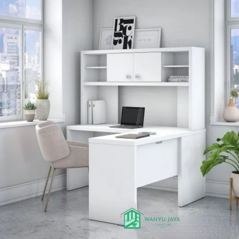 Meja Kerja Kantor Warna Putih