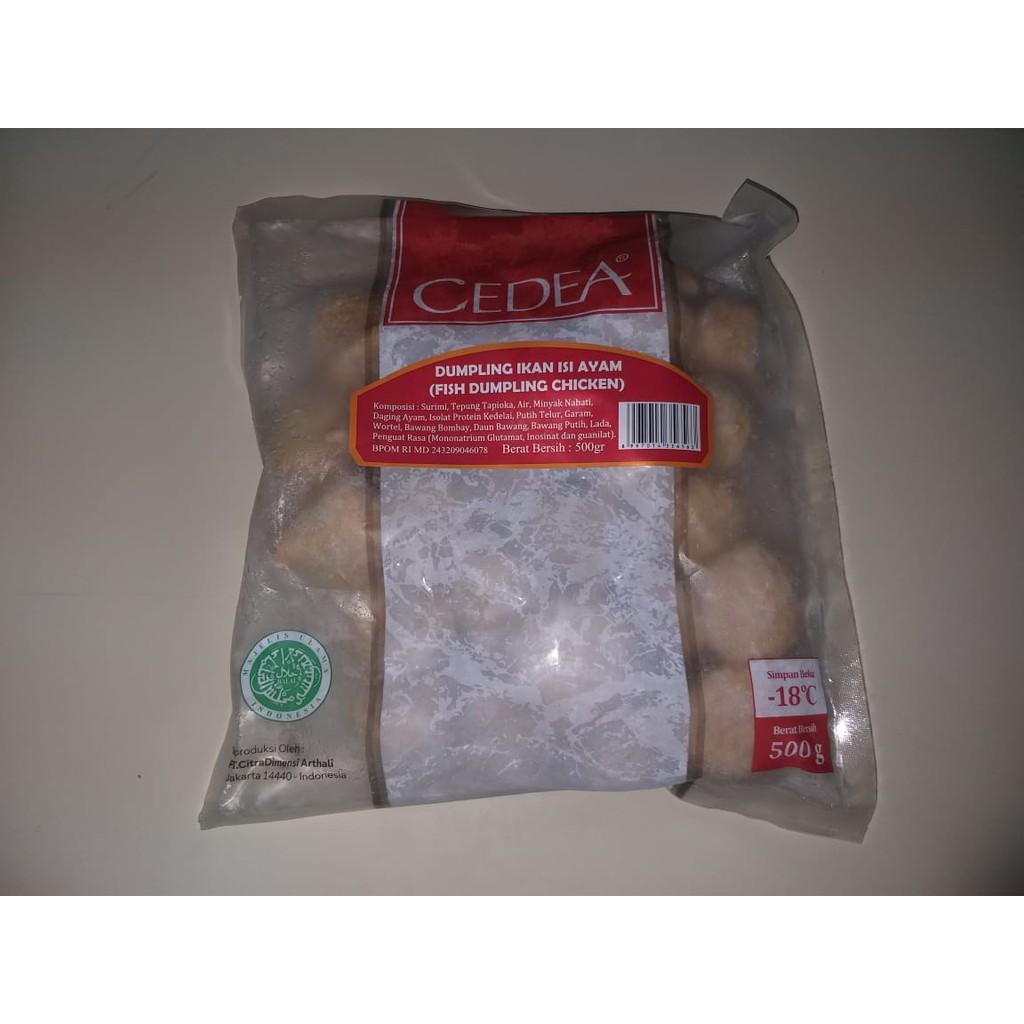 

CEDEA DUMPLING IKAN ISI AYAM