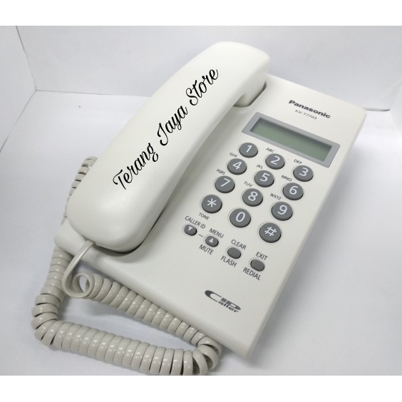 

Telepon Kabel Panasonic KX-T7703 (Putih) Pesawat Telepon Rumah T7703