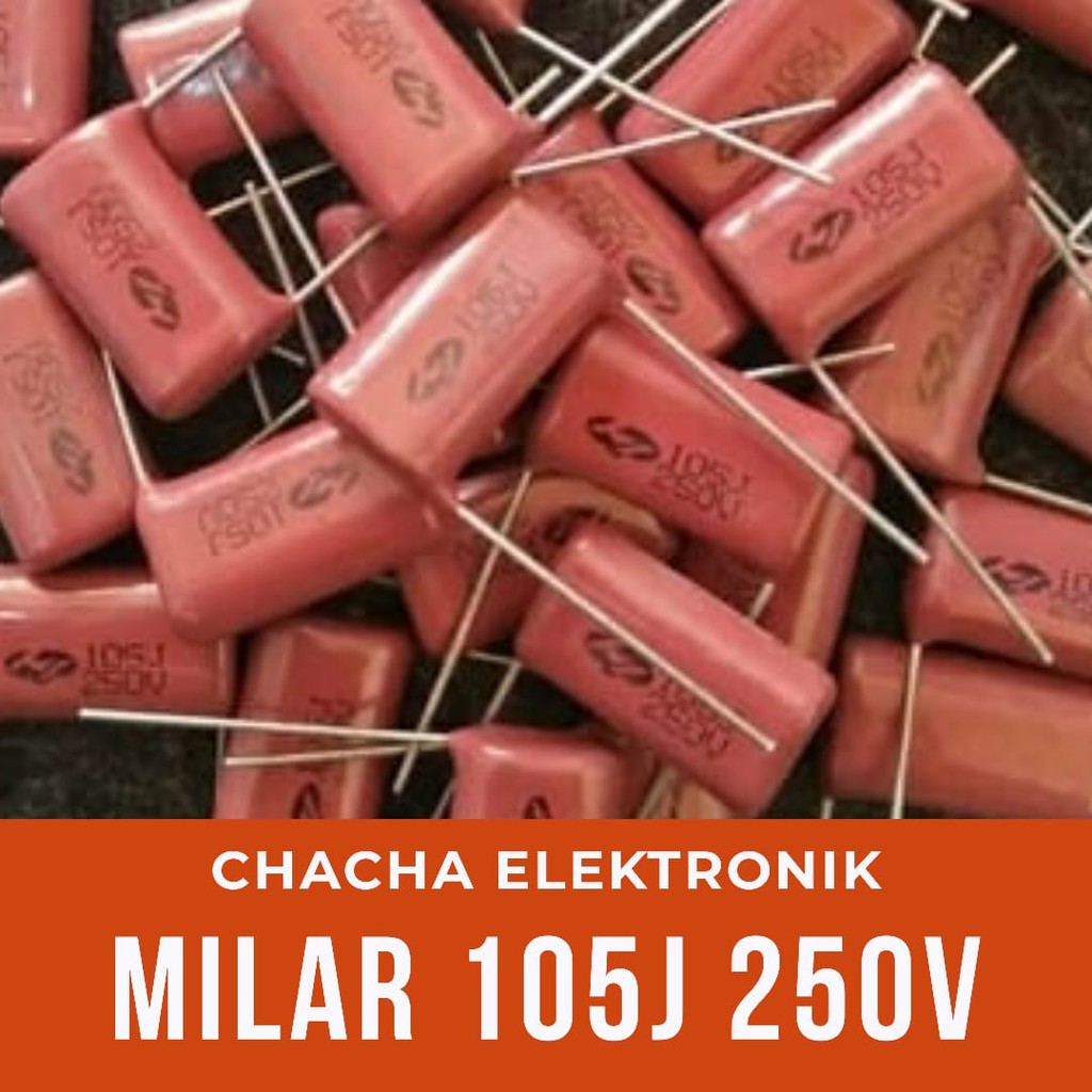 CAPASITOR MILAR 105J 250V 105K 250V