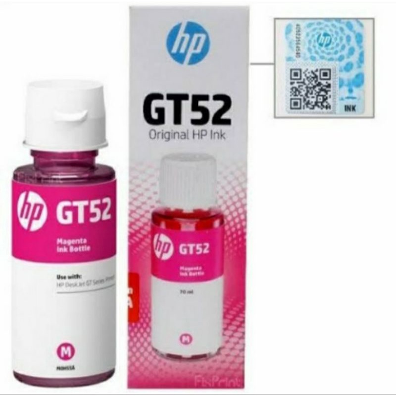 Tinta hp gt 53black +gt52 colour 4 warna HP DeskJet GT5810 - GT 5820 - HP 315 - HP 415