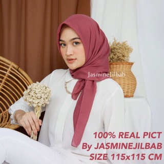 55 WARNA  Segiempat Square Hijab Polos Basic  Voal  Voile 