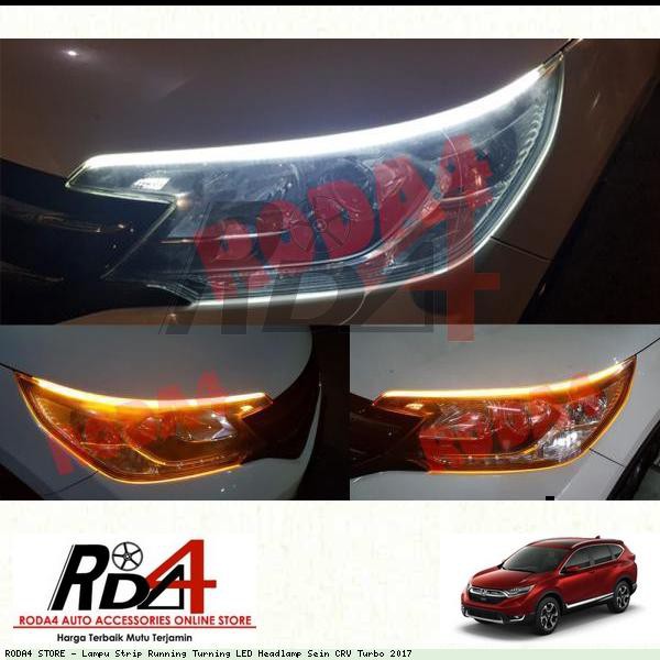 Lampu Strip Running Turning LED Headlamp Sein CRV Turbo 2017