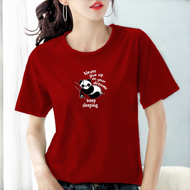 BEE Kaos Wanita Cotton Combed Lengan Pendek Bee131