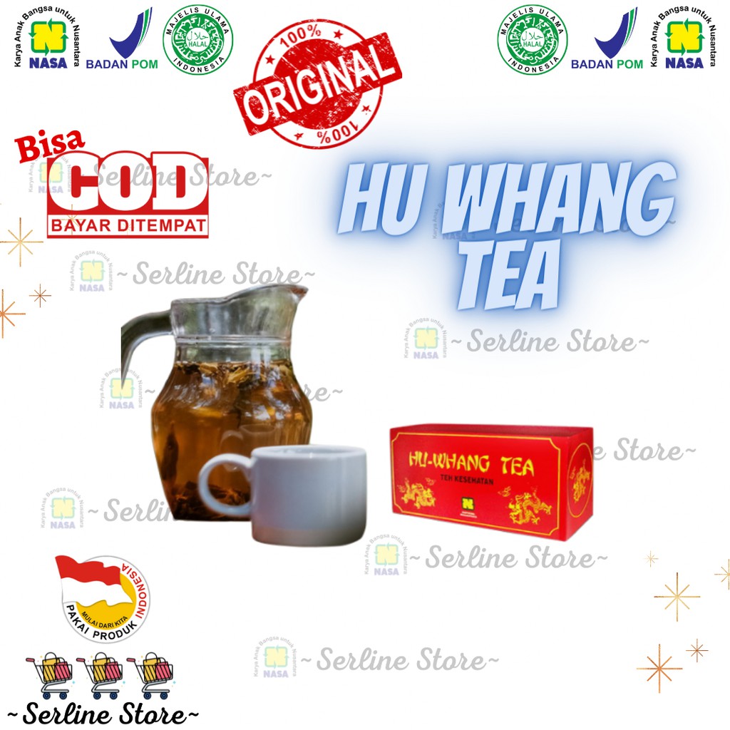 

HU WHANG TEA / HU WANG TEA / TEH ASLI / MURNI / BUGAR / TENAGA / STAMINA / ENERGI / HIPERTENSI / KOLESTEROL / GINJAL / STRESS / LEMAK / JANTUNG / STROKE / GURAH ALAMI / HWT NASA ORIGINAL