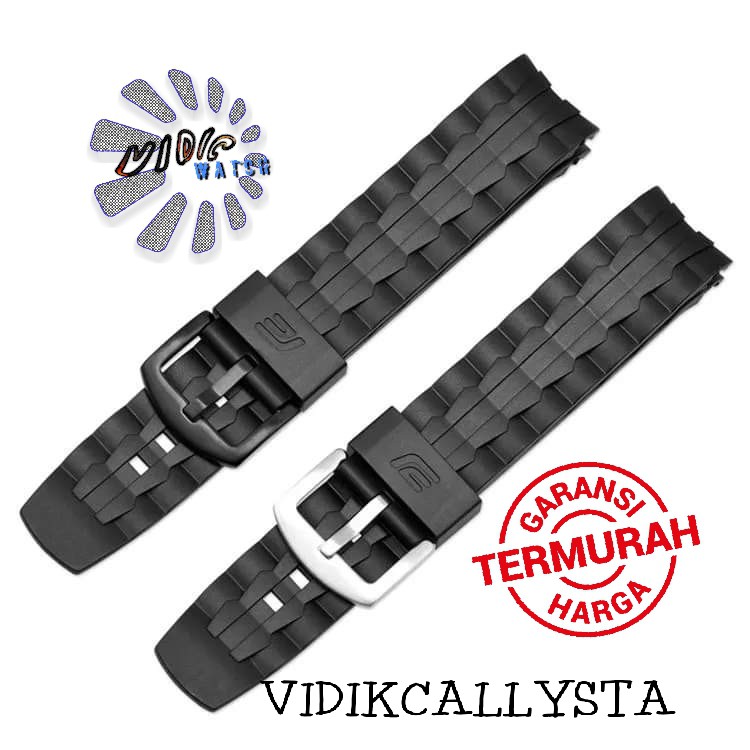 Tali jam tangan casio EF550 EF 550 EF-550 Original Oem Buckle Silver