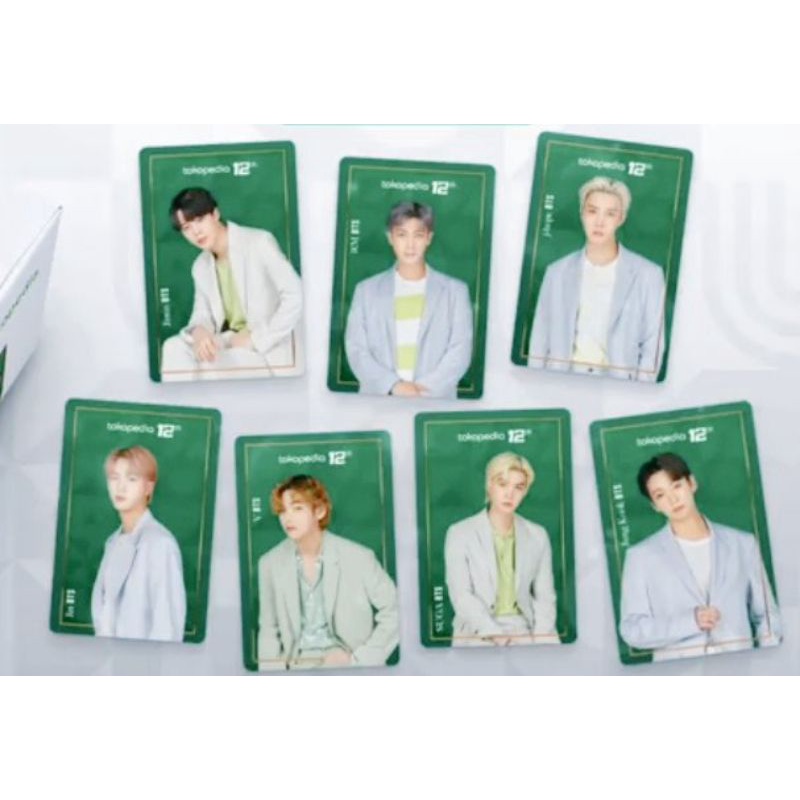 PHOTOCARD BTS PC JIMIN JHOPE V JUNGKOOK HIJAU TOKO