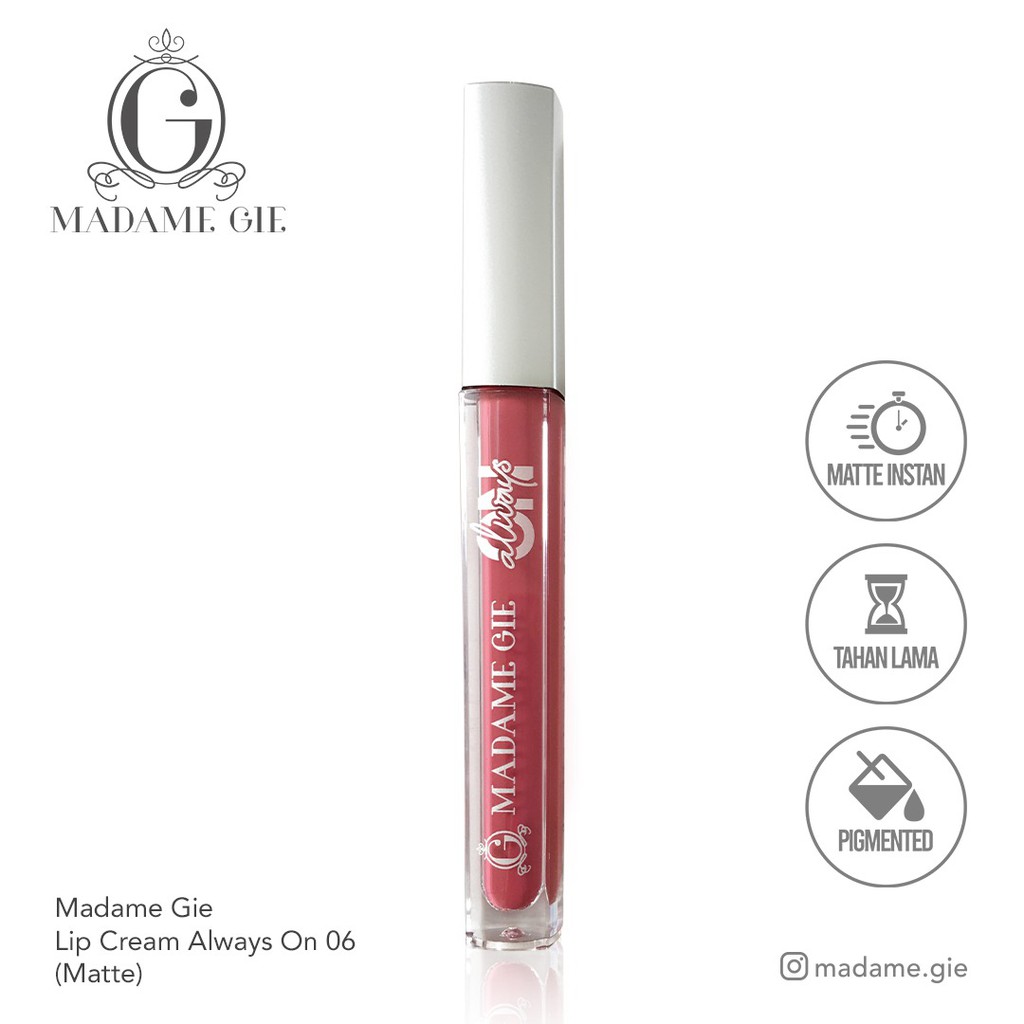 MADAME GIE LIPSTIK ALWAYS ON MATTE FINISH