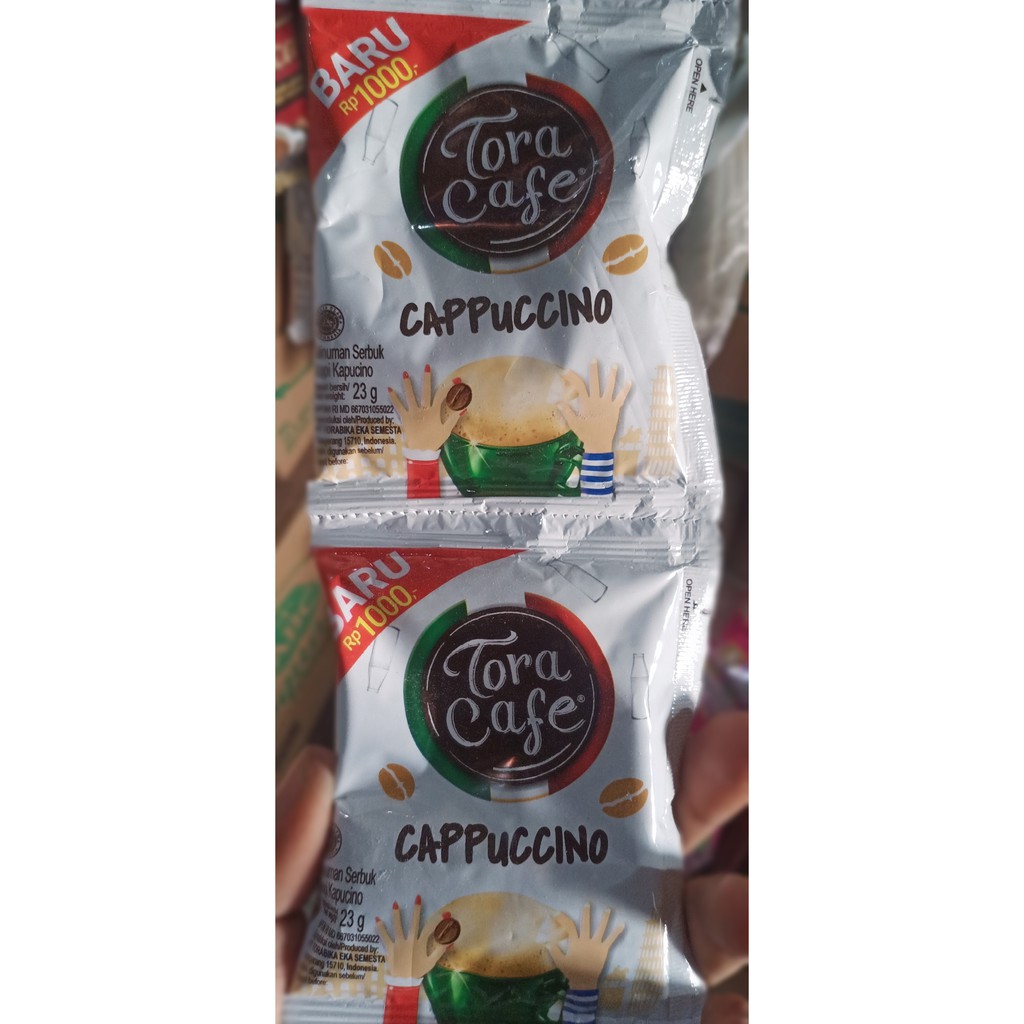 

TORABIKA TORA CAFE CAPPUCINO 1 RENTENG 1 SACHET