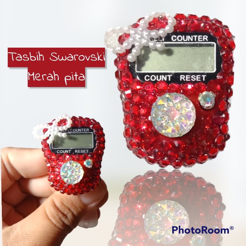 tasbih digital swarovski cantik mutiara murah