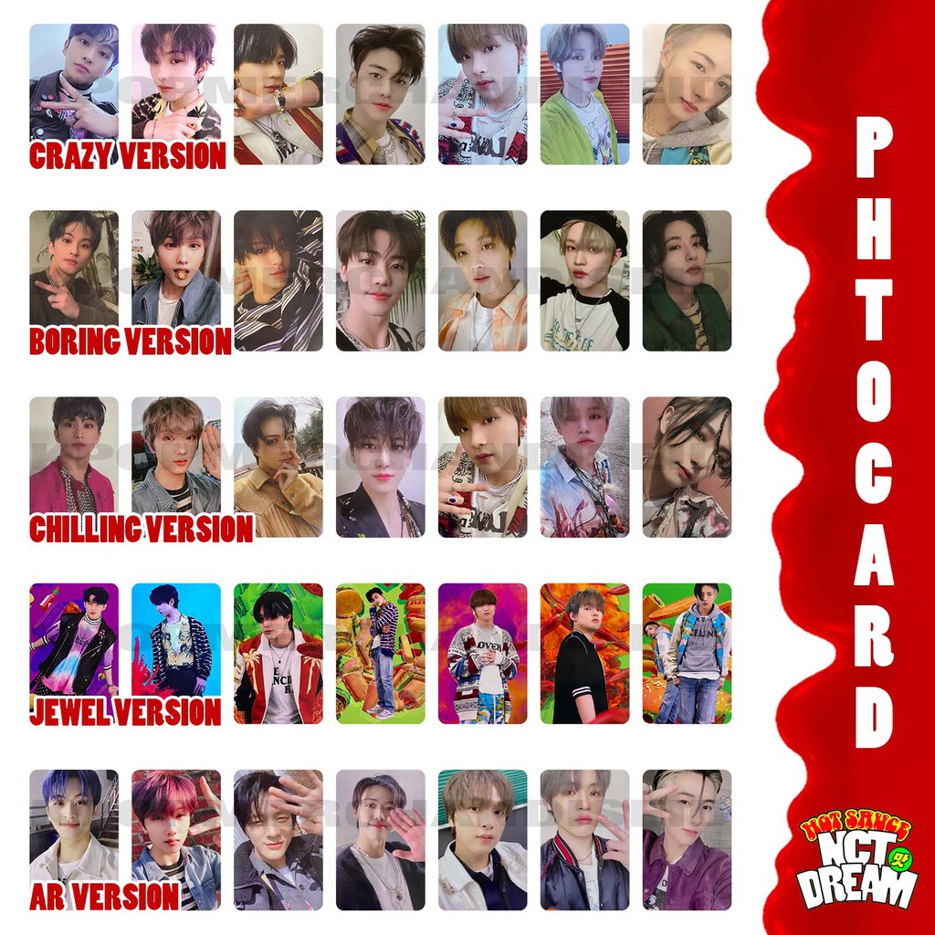 Jual Photocard NCT DREAM Hot Sauce Jewel Album Shopee Indonesia