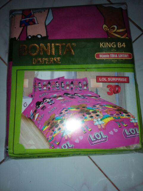 Sprei B4 Bonita Green Tulip 180x200