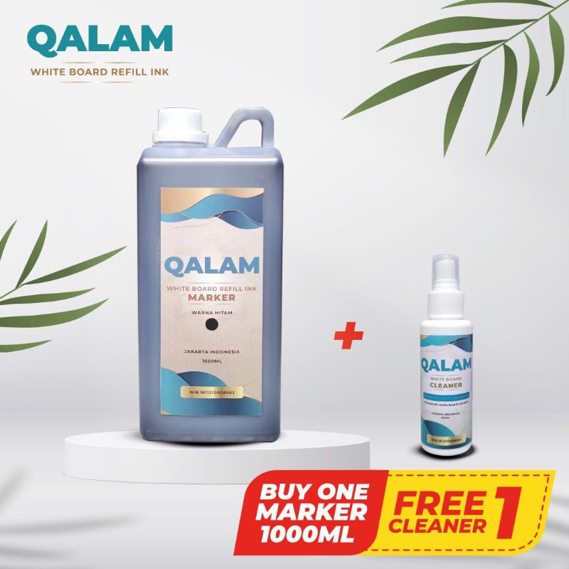 

QALAM Tinta Refill white board marker 1000 ml