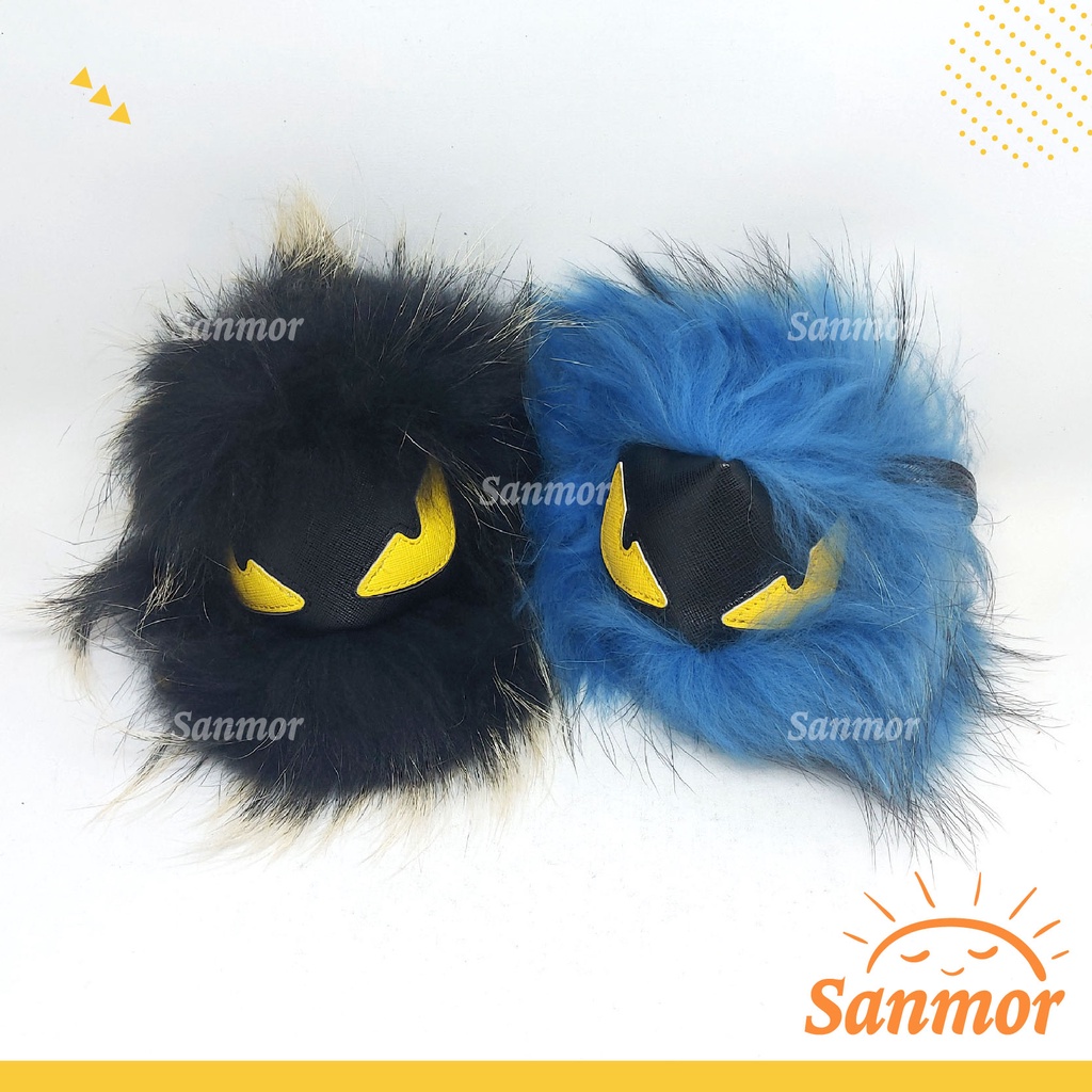 FENDI Monster Bag Charm Soft Fur Premium Preloved High Quality