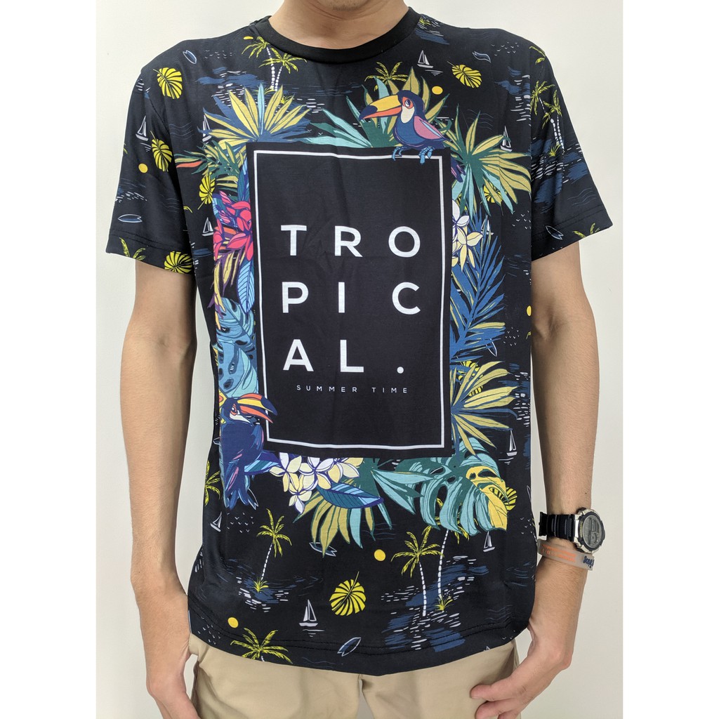 Kaos Pria  / T-Shirt - Baju Kaos Printing 3D A51 Import Bangkok SPOON