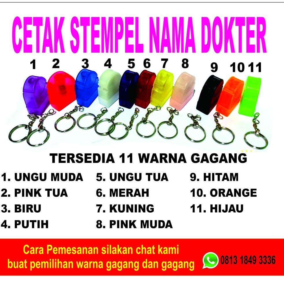 

TERLARIS Stempel nama dokter @ 869