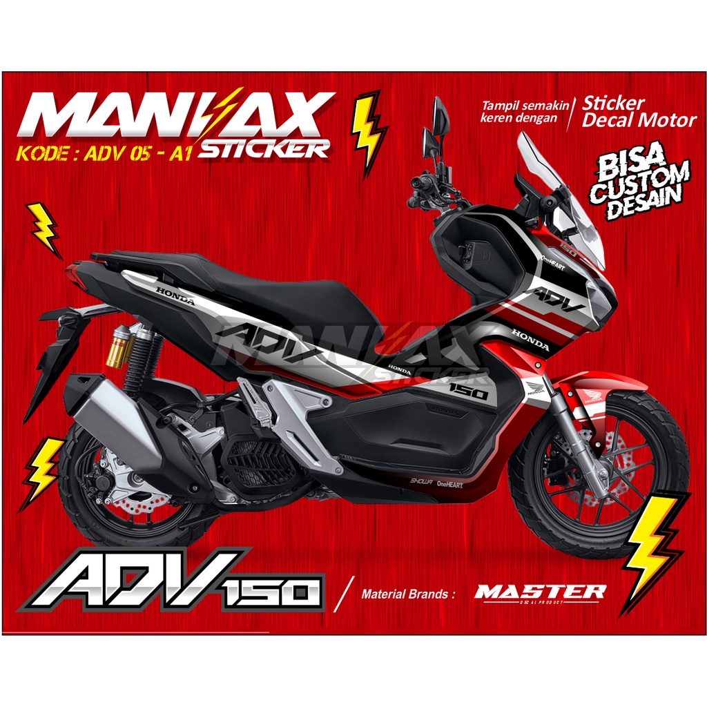 NEW DECAL STIKER ADV 150 FULL BODY ADV 150 - DECAL HONDA ADV