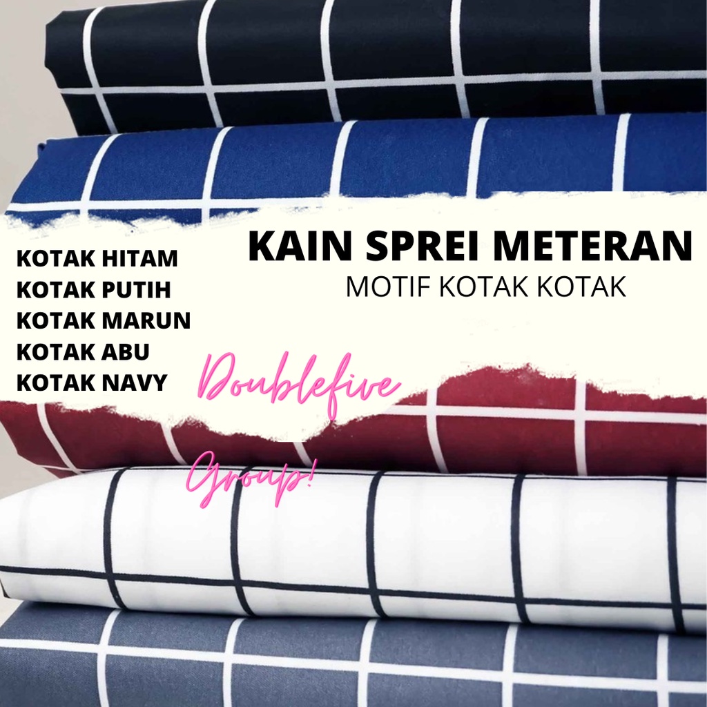 KAIN SPREI METERAN EMBOS 1 METER - KAIN SEPREI METERAN MOTIF